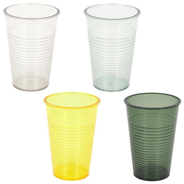 Juego De 4 Vasos De Plástico Home Deco Factory