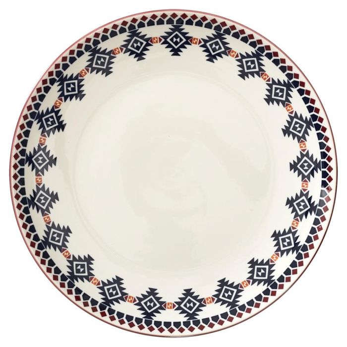 Plato Llano Porcelana Home Deco Factory diámetro 27 cm