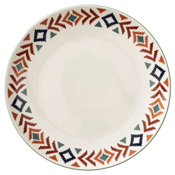 Plato Llano Home Deco Factory diámetro 27 PORCELANA cm PORCELANA  3