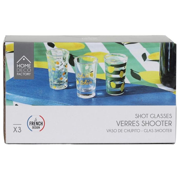 Juego De 3 Vasos Chupito 40 Ml Lim Home Deco Factory 2