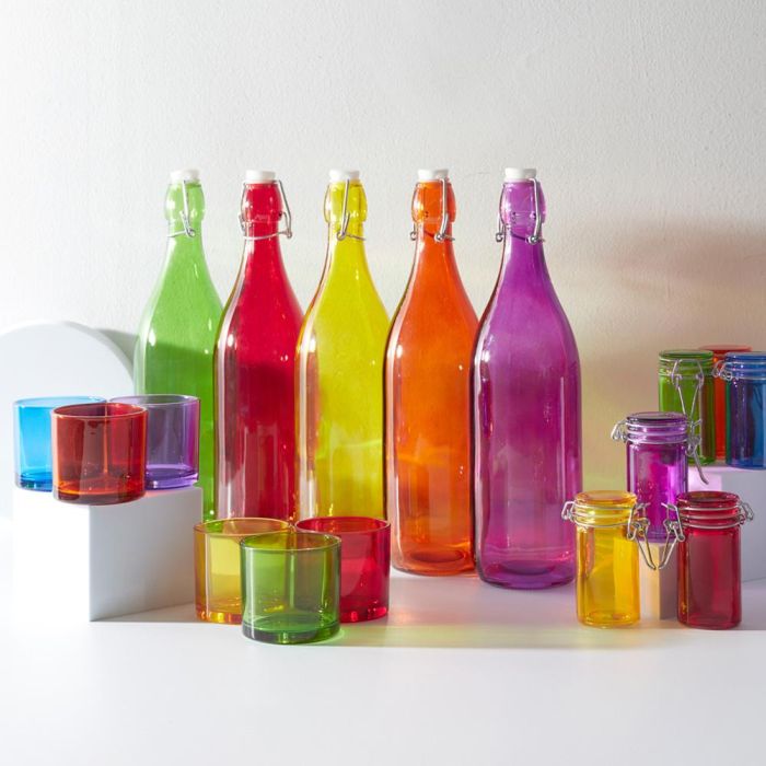 Juego De 6 Vasos 160 Ml Colores Home Deco Factory 6