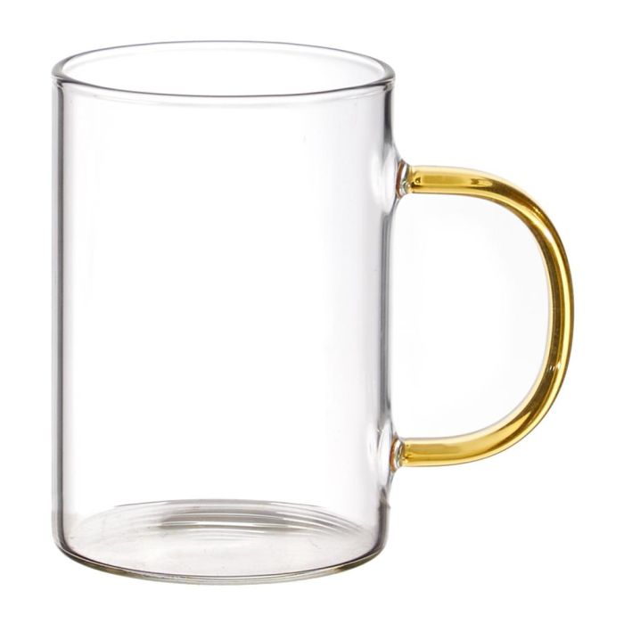 Mug 300 Ml Vidrio Con Asa Color Home Deco Factory 6