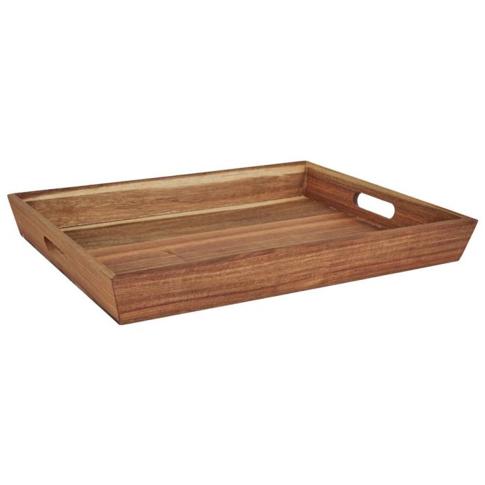 Bandeja Con Asas Acacia Home Deco Factory 42x33 cm