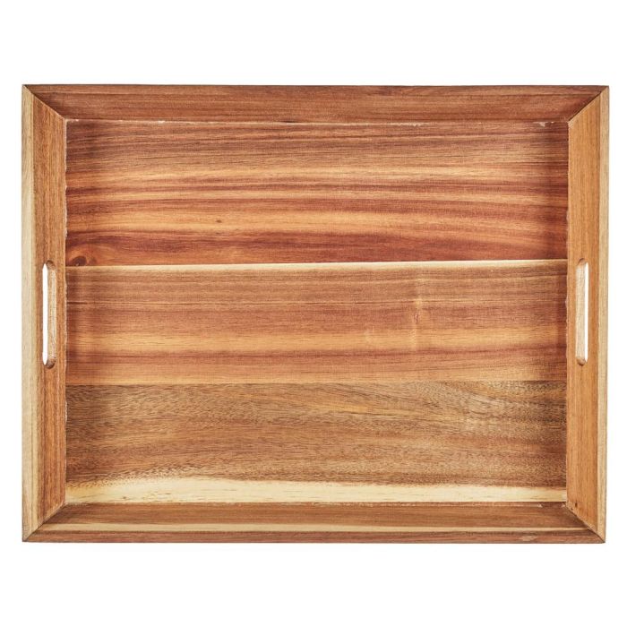 Bandeja Con Asas Acacia Home Deco Factory 42x33 cm  2