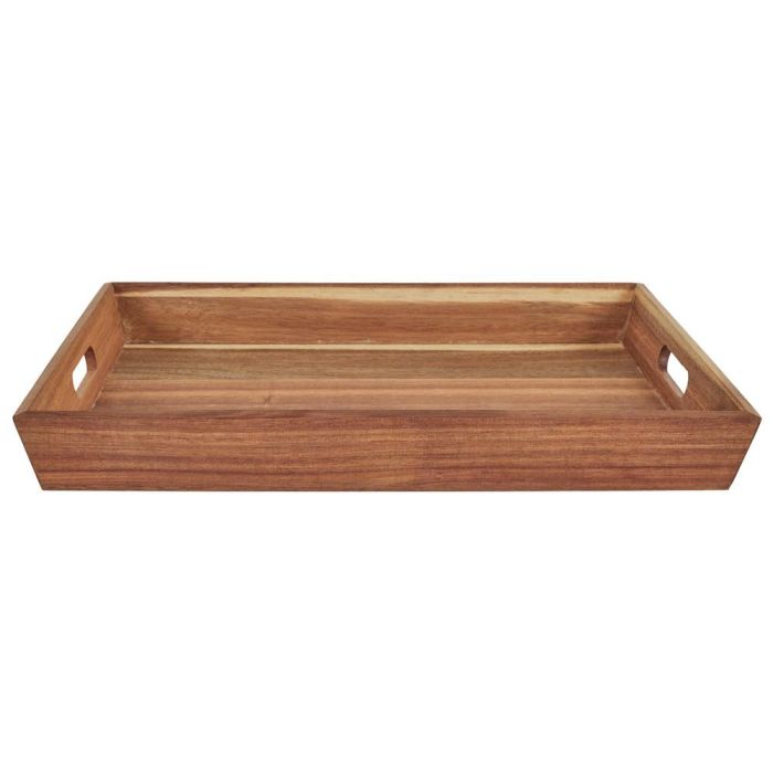 Bandeja Con Asas Acacia Home Deco Factory 42x33 cm  3