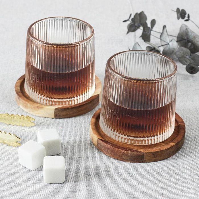 Juego De 2 Vasos Whisky Con S Acacia Cook Concept 1