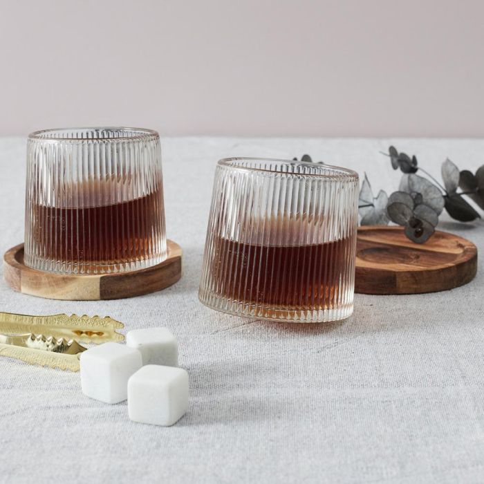 Juego De 2 Vasos Whisky Con S Acacia Cook Concept 6