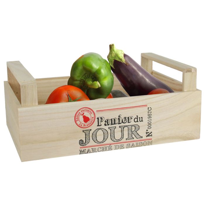 Caja de madera para verduras 4
