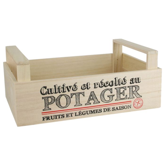 Caja Verduras Madera Cook Concept