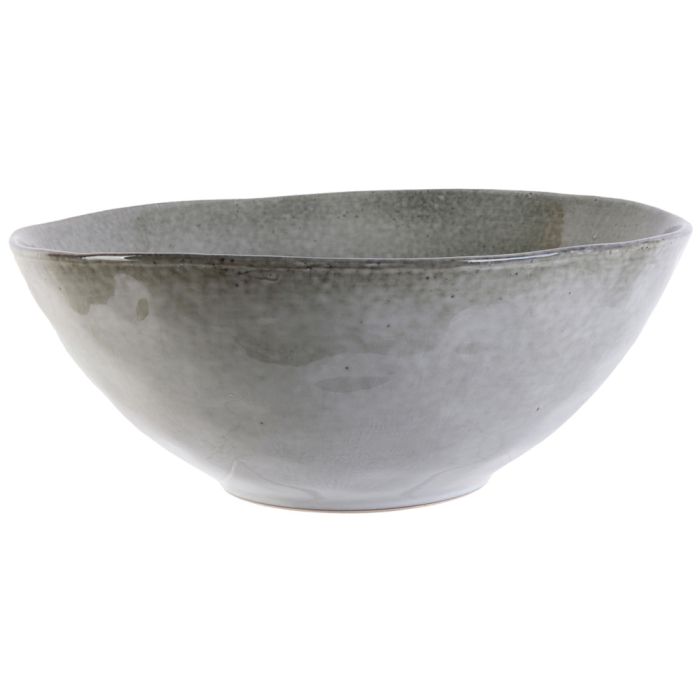 Ensaladera 3l d28cm h11cm de gres del tiempo gris