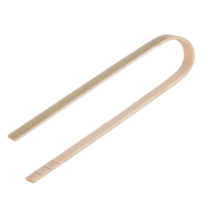 Pinza de servir de bambu x18 10 cm 2 Pinza de servir de bambu x18 10 cm 2