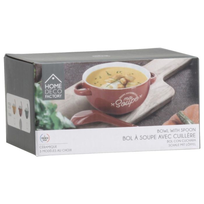 Bol Xl Sopa Con Cuchara 450 Ml Home Deco Factory 3