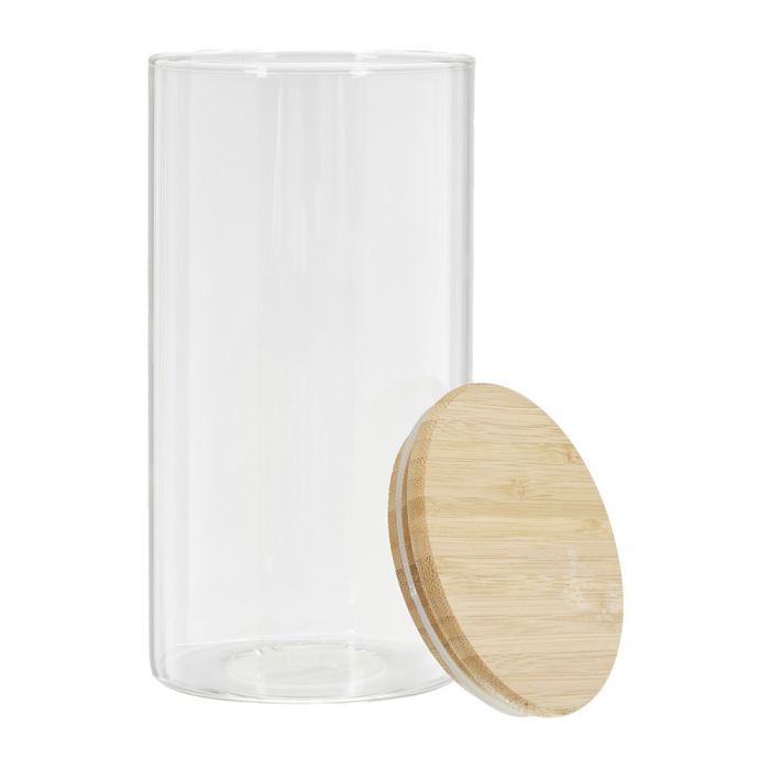 Tarro - vidrio y bambu 1.2 l 2