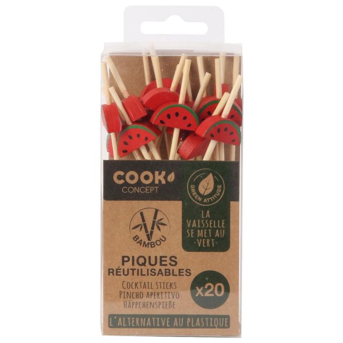 Juego De 20 Pinchos Cook Concept 12 cm 