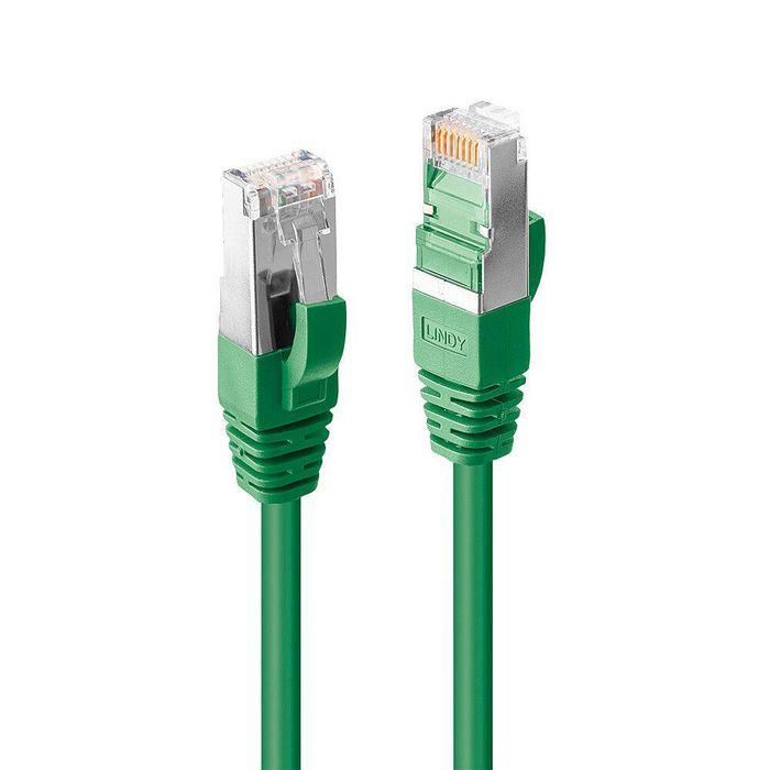 Lindy 15m Cat.6A S/FTP LSZH Cable, Green 0 Lindy 15m Cat.6A S/FTP LSZH Cable, Green 0