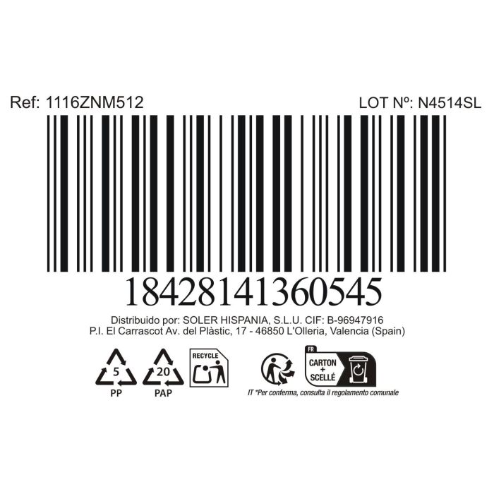 La Mediterranea Vajilla 12 Piezas Colección Coup Basic Rojo Opalina Plato 25 cm, 20 cm y 18 cm (2 Unidades)