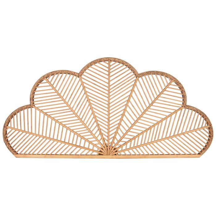 DKD Home Decor Cabecero Cama Tropical Bambú Ratan Marrón para Cama de 180cm | Colección Caflo, Acabado Natural con Flor, 190x81 cm DKD Home Decor Cabecero Cama Tropical Bambú Ratan Marrón para Cama de 180cm | Colección Caflo, Acabado Natural con Flor, 190x81 cm