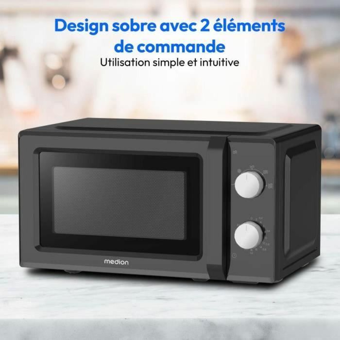 Medion MD4061275220872 Horno microondas MD 11475 Blanco y negro 2 Medion MD4061275220872 Horno microondas MD 11475 Blanco y negro 2