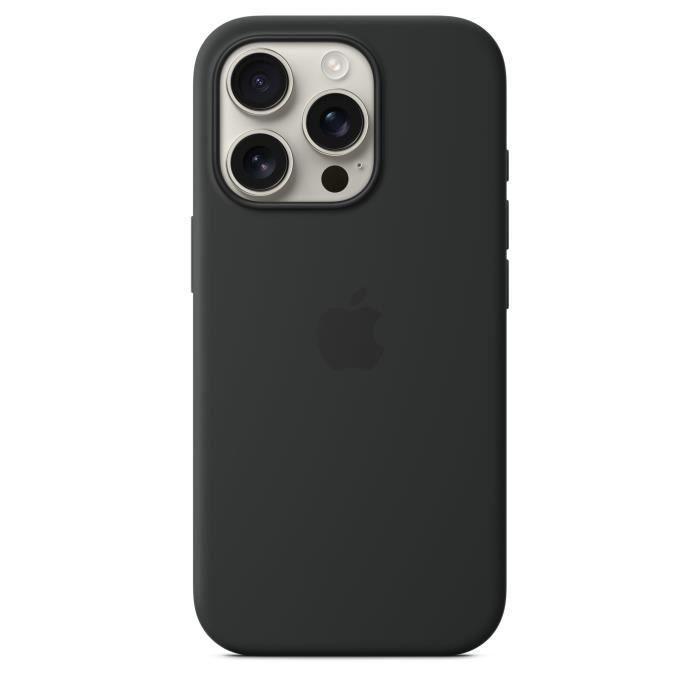 Apple iPhone 16 Pro Funda de silicona con MagSafe Negro 1 Apple iPhone 16 Pro Funda de silicona con MagSafe Negro 1
