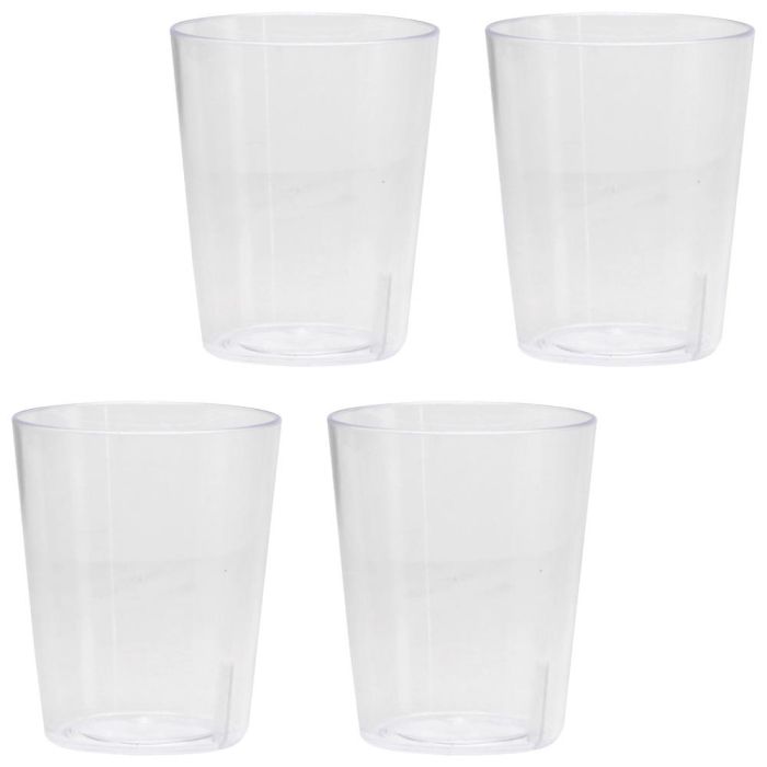 Juego De 4 Vasos 300 Ml Reutilizable Party Time 3