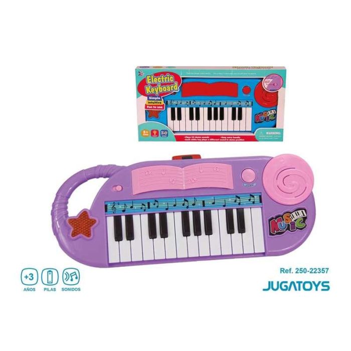 Órgano musical con luces y sonidos 35x14cm - modelos surtidos 2 Órgano musical con luces y sonidos 35x14cm - modelos surtidos 2