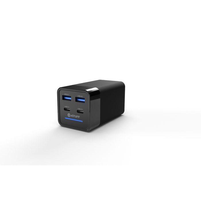 eSTUFF 120W 4-port PD GaN Multi Charger - 2 USB-C + 2 USB-A Ports 2 eSTUFF 120W 4-port PD GaN Multi Charger - 2 USB-C + 2 USB-A Ports 2