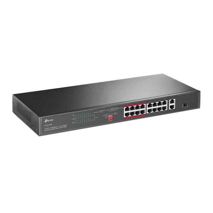 TP-Link 7.2 Gbps, 5.36 Mpps, 16x 10/100 Mbps RJ-45, 2x 1G RJ-45, 1x Combo SFP, 440x180x44 mm 1 TP-Link 7.2 Gbps, 5.36 Mpps, 16x 10/100 Mbps RJ-45, 2x 1G RJ-45, 1x Combo SFP, 440x180x44 mm 1