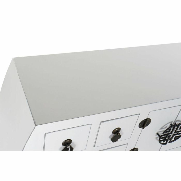 Recibidor DKD Home Decor Blanco Plateado 98 x 26 x 80 cm 1 Recibidor DKD Home Decor Blanco Plateado 98 x 26 x 80 cm 1