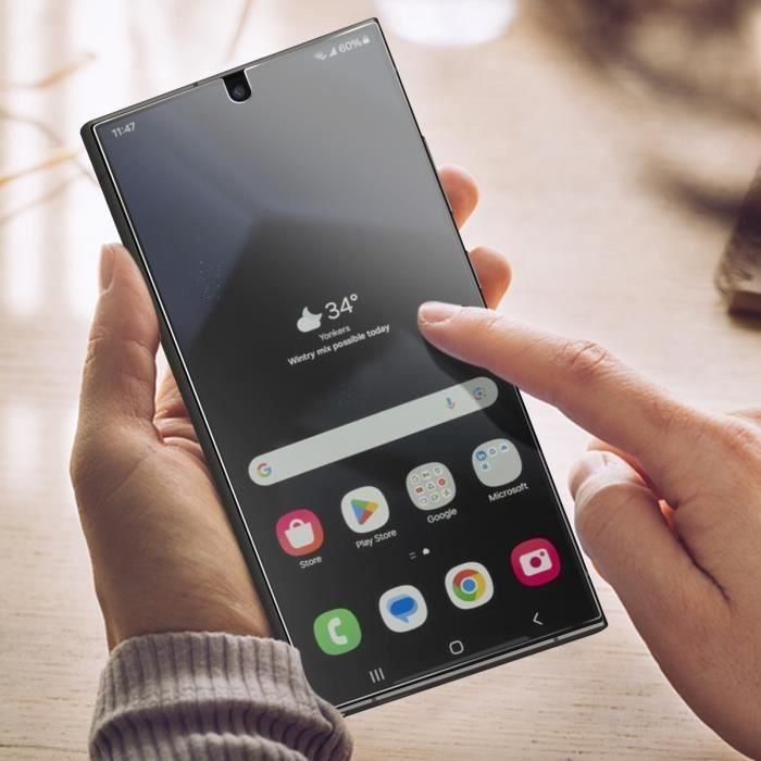 Samsung SAM1735374319725 Protector de pantalla antirreflejos para Galaxy S25 Ultra 3