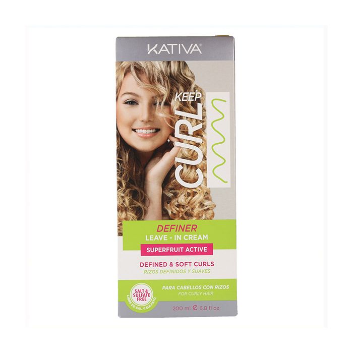 Crema para Definir Rizos Keep Curl Definer Leave In Kativa (200 ml)