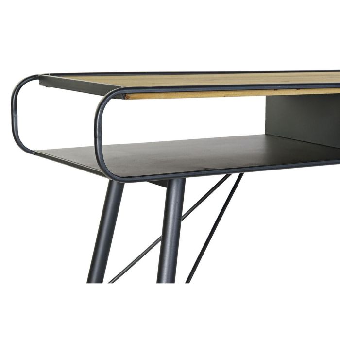 Consola Loft DKD Home Decor Negro Marron Claro 38 x 78 x 120 cm 4 Consola Loft DKD Home Decor Negro Marron Claro 38 x 78 x 120 cm 4