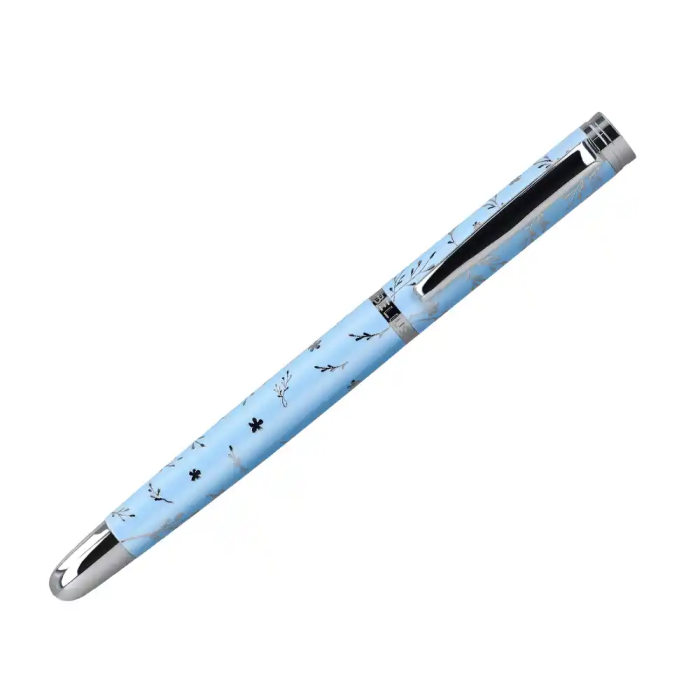 Belius Bella Roller Aluminio Azul Celeste con Relieve y Tinta Negra Caja de Diseño 4