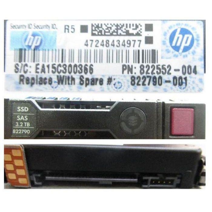 Hewlett Packard Enterprise DRV SSD 3.2TB 12G 2.5 SAS MU - Disco de Estado Sólido Enterprise para Sistemas HP