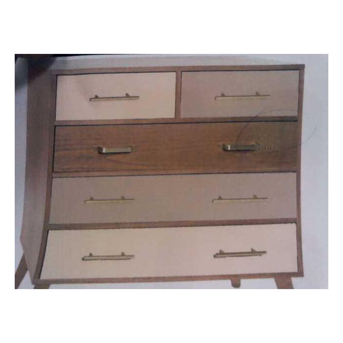 DKD Home Decor Mueble TV Glam Gris Crema 90 x 66.5 x 34 cm 1