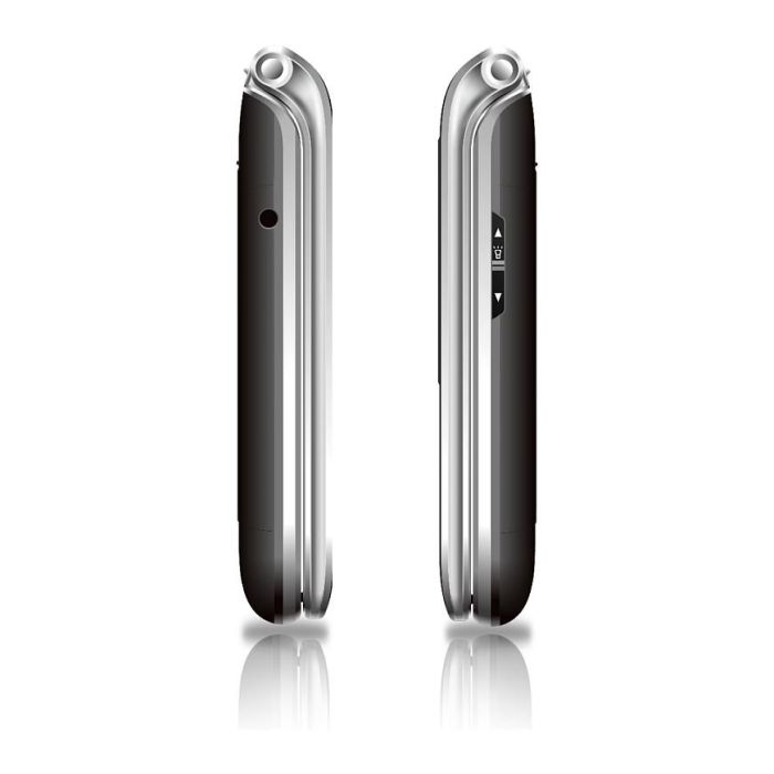 bea-fon SL645 LTE Teléfono Móvil Concha 4G Negro Plata 7.11 cm (2.8") 1.3 MP 1550 mAh 3