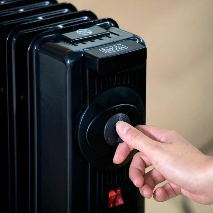 Radiador de Aceite (11 cuerpos) Black & Decker ES9350070B 2300W Negro 2300 W 15 Radiador de Aceite (11 cuerpos) Black & Decker ES9350070B 2300W Negro 2300 W 15