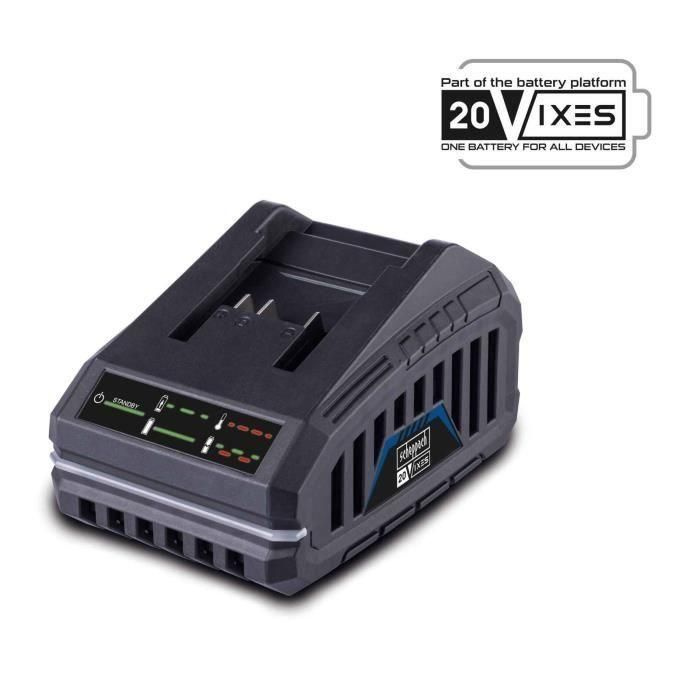 Cargador de baterías - SCHEPPACH - 2,4 A - SBC2.4A - Carga baterías Li-ion de la gama Scheppach 20V IXES Cargador de baterías - SCHEPPACH - 2,4 A - SBC2.4A - Carga baterías Li-ion de la gama Scheppach 20V IXES