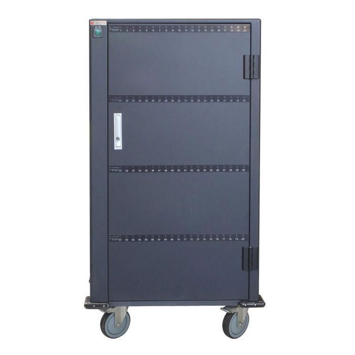 Techly I-CABINET-80DUTY Estación Carga USB Carro para 80 Portátiles, Tablets, Smartphones; Seguro con Ruedas para Aulas y Oficinas 1