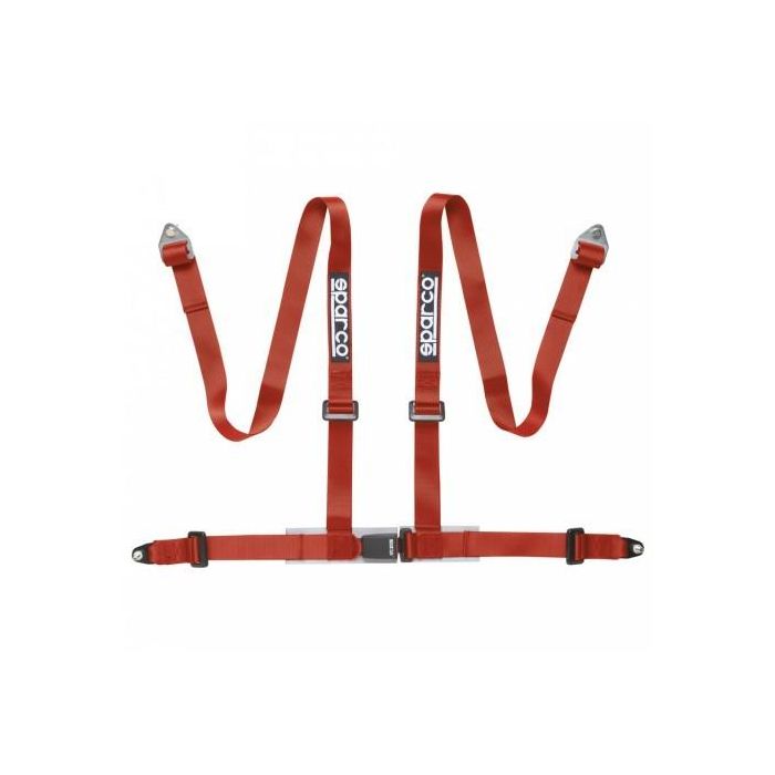 Sparco S04604BV1RS Arnés Deportivo de Competición 4 Puntos de Fijación 2" Homologado ECE con Cierre de Tornillos Sparco S04604BV1RS Arnés Deportivo de Competición 4 Puntos de Fijación 2" Homologado ECE con Cierre de Tornillos