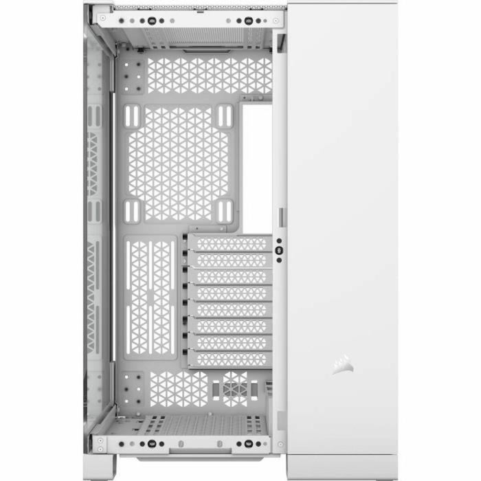 Caja para PC - CORSAIR - Cámara media torre de vidrio templado 6500X con doble cámara - Blanco 3