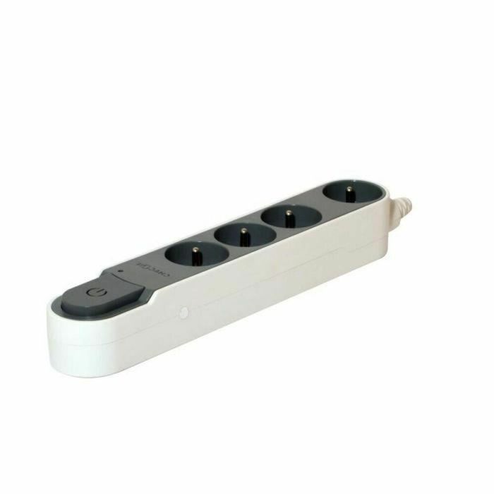Regleta Enchufes 4 Tomas con interruptor Chacon 1 Regleta Enchufes 4 Tomas con interruptor Chacon 1
