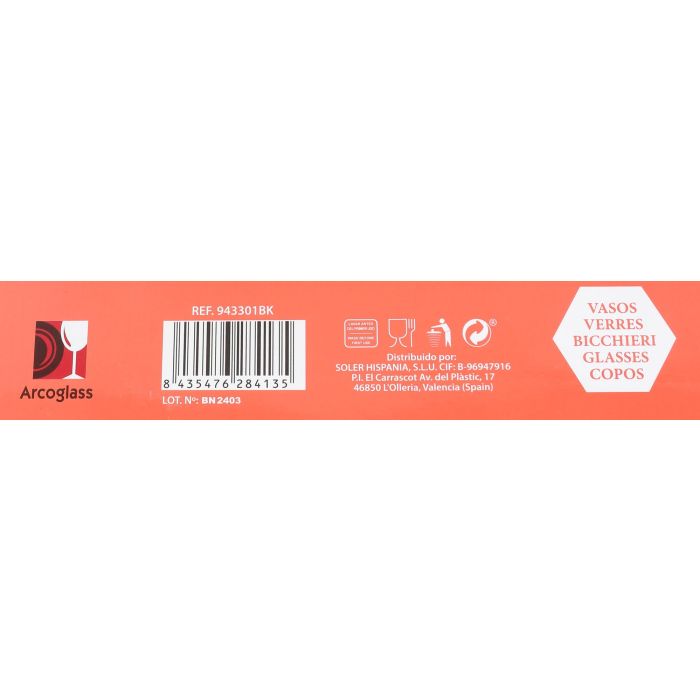 Set de 6 Vasos Rock Diamants 290 cc - Inde (6 Cajas) 2 Set de 6 Vasos Rock Diamants 290 cc - Inde (6 Cajas) 2
