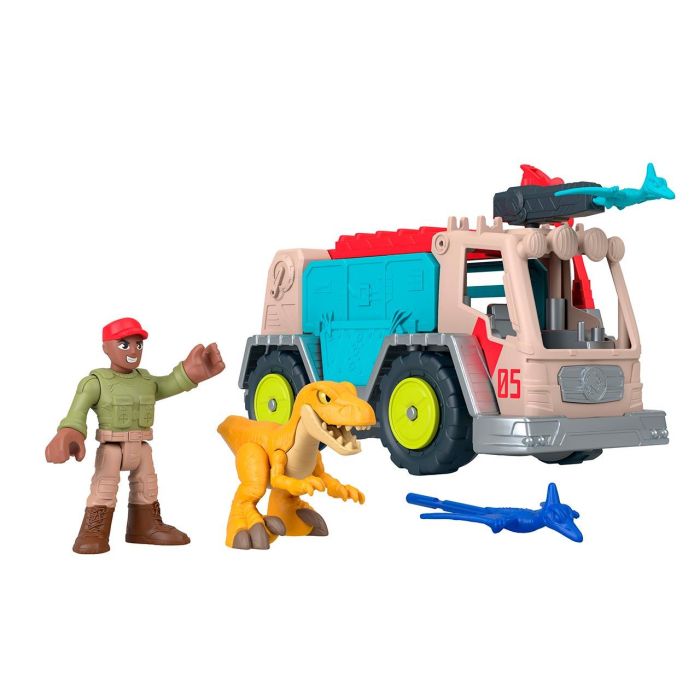 Imaginext JKF46 Vehículo Rescate Jurassic World Trek 'n Transform Juguete +3 Años 2 Imaginext JKF46 Vehículo Rescate Jurassic World Trek 'n Transform Juguete +3 Años 2
