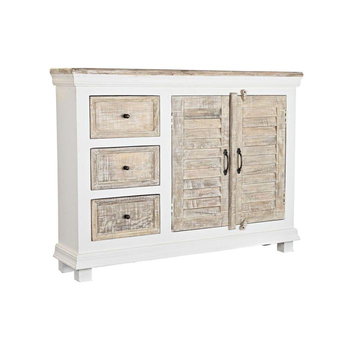 Buffet Romantico DKD Home Decor Blanco Natural 25 x 91 x 122 cm