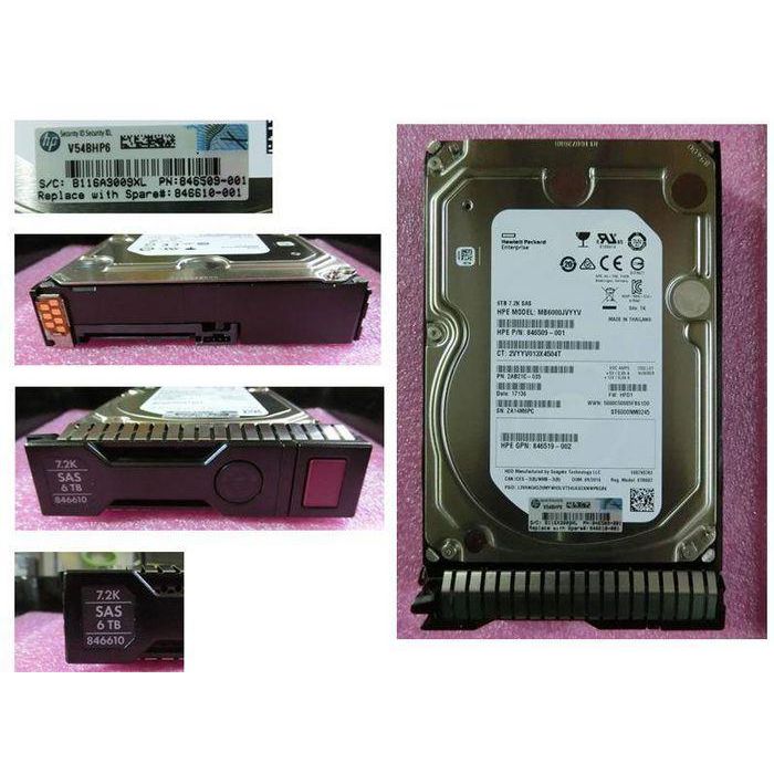 Hewlett Packard Enterprise 6TB 6G SAS 7.2K rpm LFF (3.5-inch) SC Midline Disco Duro con 1 año de Garantía 1 Hewlett Packard Enterprise 6TB 6G SAS 7.2K rpm LFF (3.5-inch) SC Midline Disco Duro con 1 año de Garantía 1