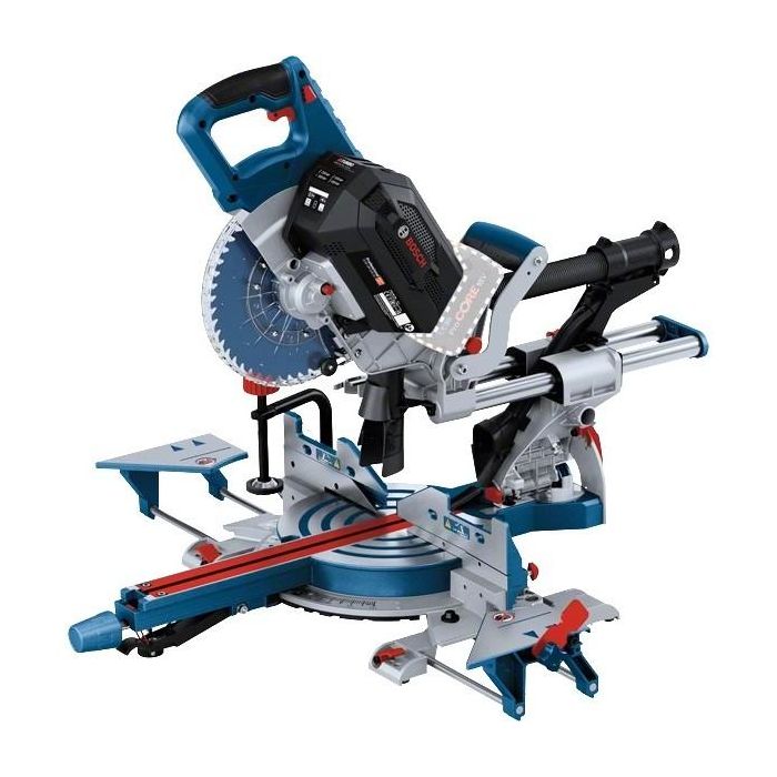 Bosch GCM 18V-216 DC Sierra Ingletadora Telescópica Inalámbrica 18V, Disco 21.6 cm, Guía Láser, 2500-4500 RPM, Sin Batería