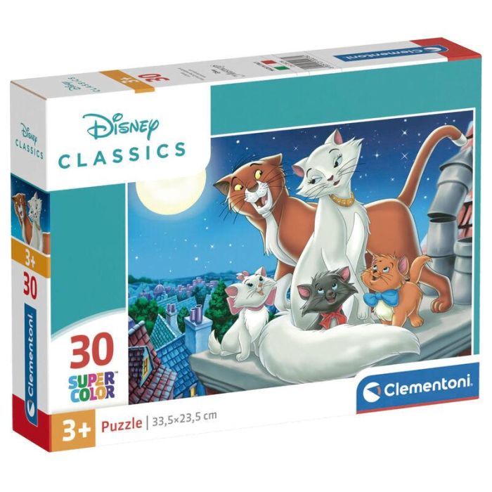Clementoni Puzzle Los Aristogatos Disney 30 Piezas 33,5x23,5cm