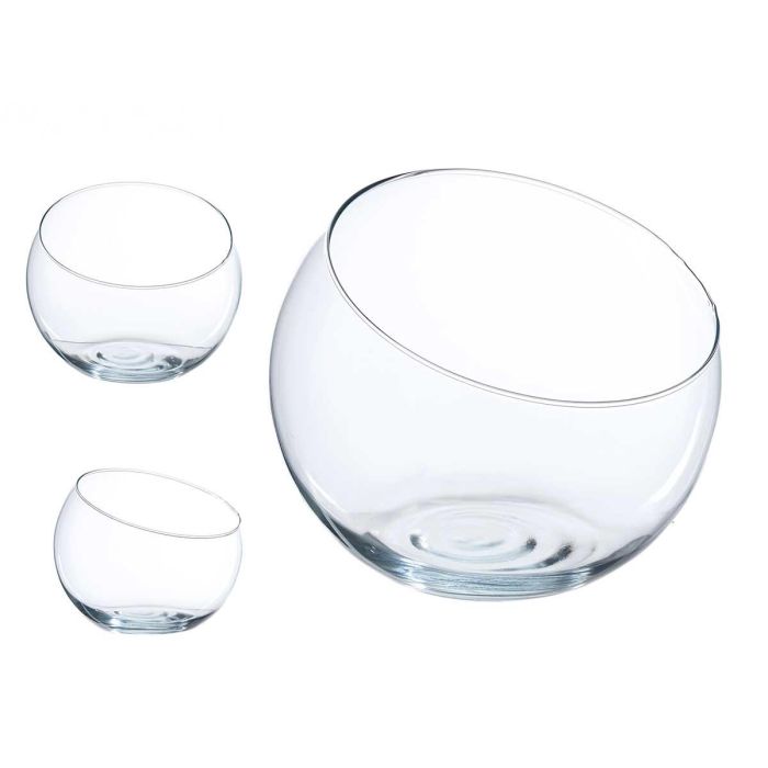 Pecera de Cristal Giftdecor 16.5x13.5x16.5 cm, Transparente (6 Unidades) Pecera de Cristal Giftdecor 16.5x13.5x16.5 cm, Transparente (6 Unidades)