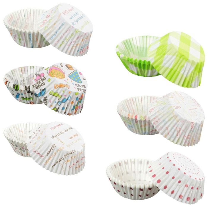 Juego De 100 Moldes Papel Lily Cook diámetro 4,5 cm  2