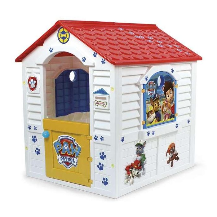 Chicos Casa de juegos infantil Paw Patrol de Plástico 84x103x104 cm - Con hueco para mascotas - Edad 2-5 años